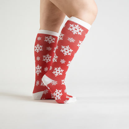 Snowflake Compression Socks