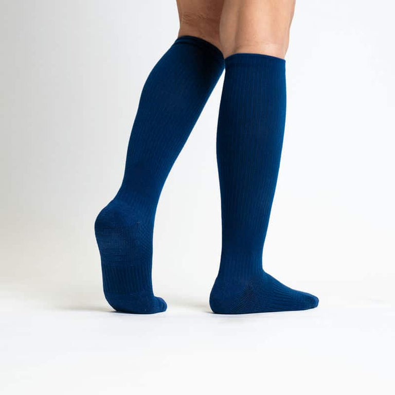 Blue Compression Socks