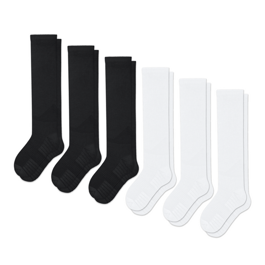 Essentials Compression Socks Bundle 6-Pack