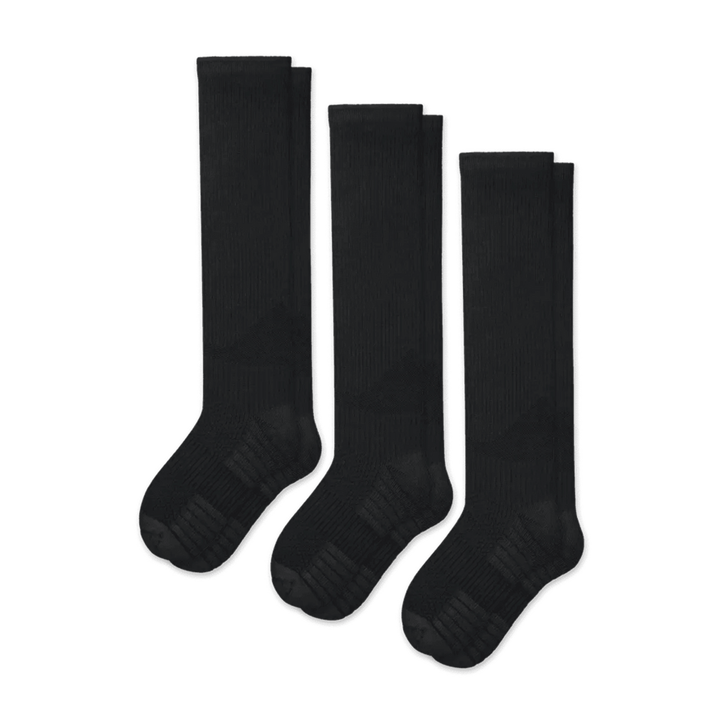 Black Compression Socks Bundle 3-Pack