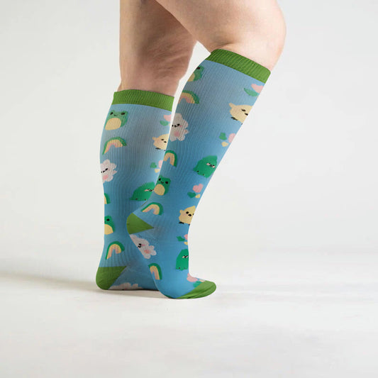 Rainbow Friends Compression Socks