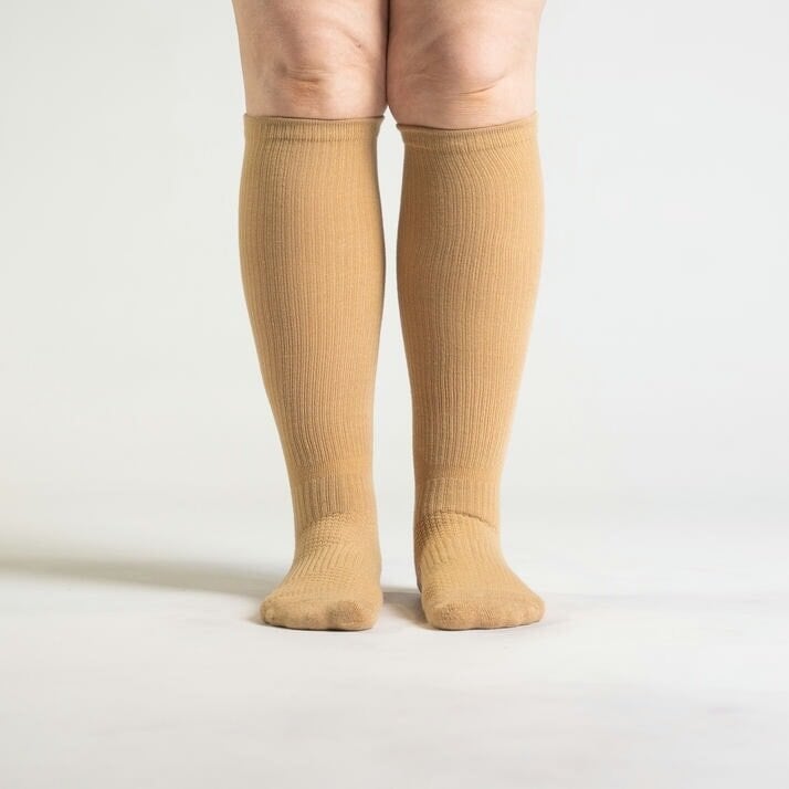 Tan Compression Socks