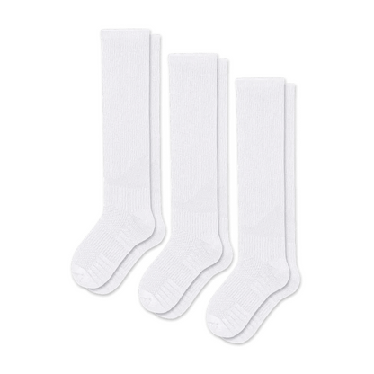 White Compression Socks Bundle 3-Pack