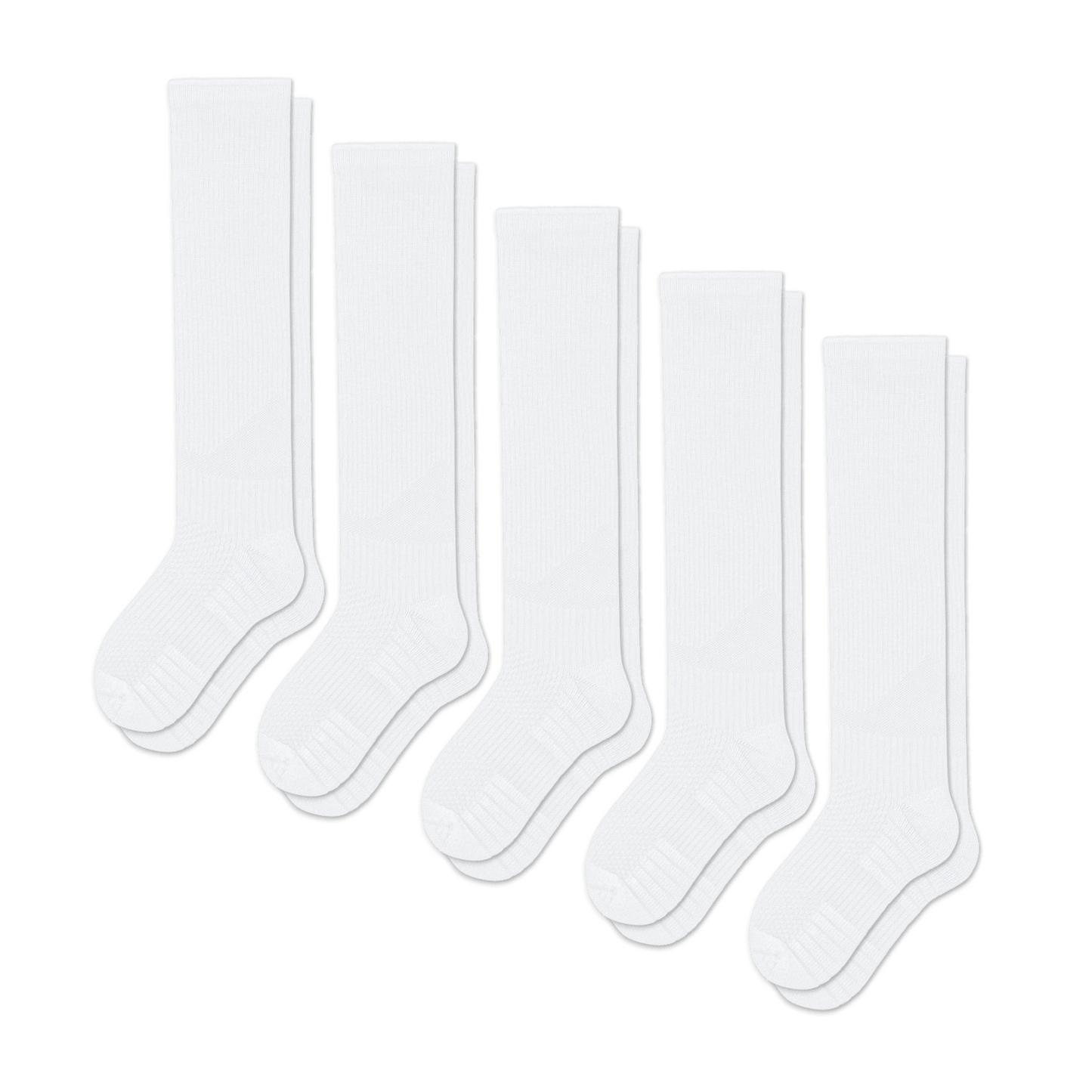 White Compression Socks