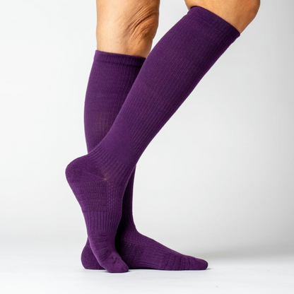 Purple Compression Socks Bundle 3-Pack